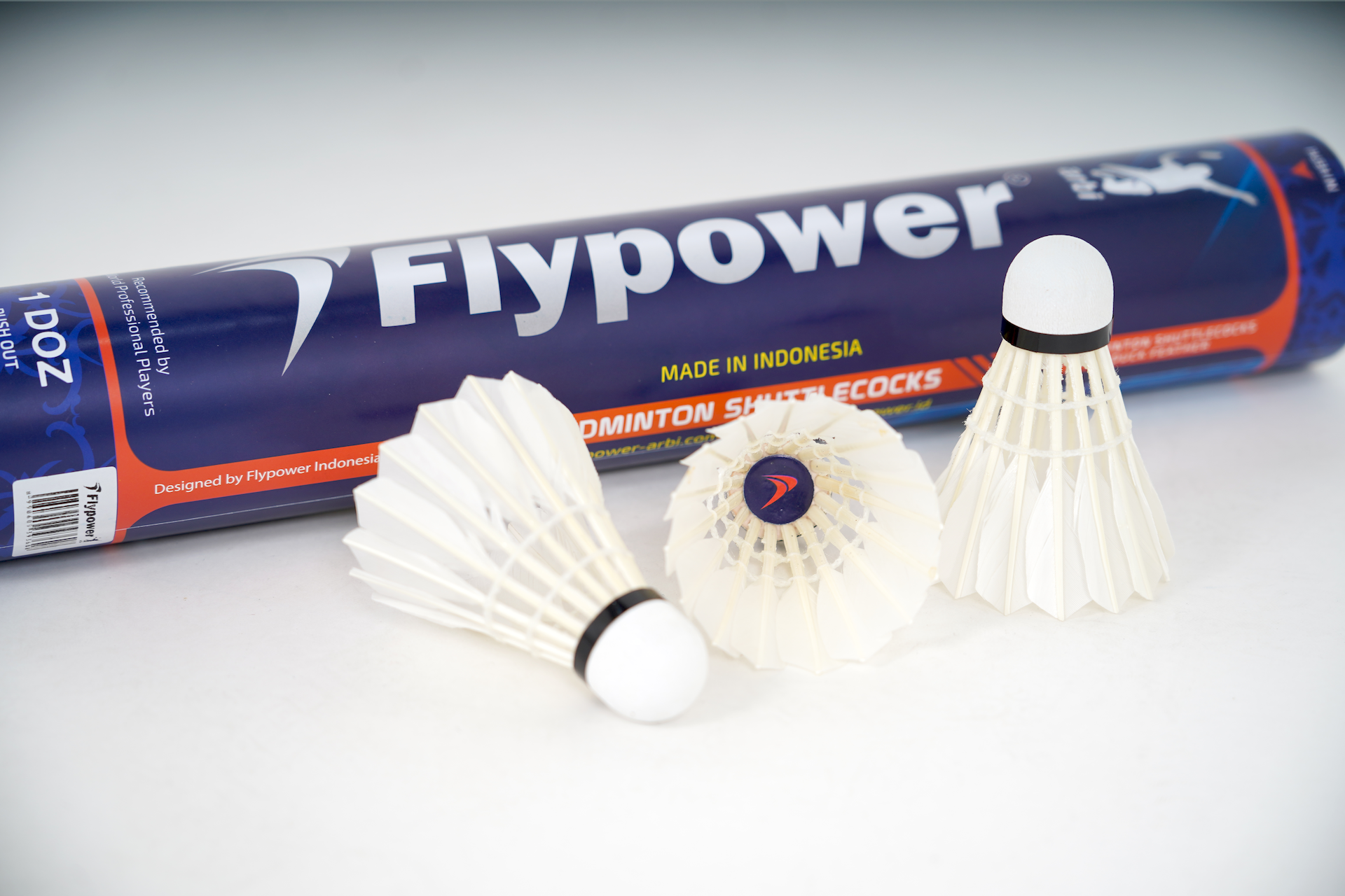 バドミントン Flypower バドミントンシャトル ネイビー 79番 6ダース